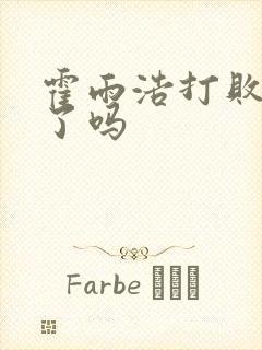 霍雨浩打败唐三了吗