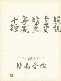 十年明月照我还短剧免费观看