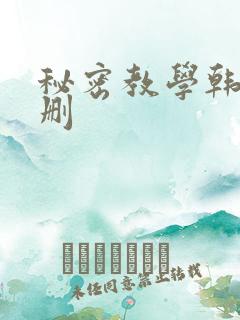 秘密教学韩漫无删