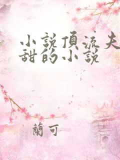 小说顶流夫妇超甜的小说