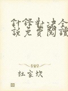 针锋对决全文小说免费阅读