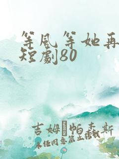 等风等她再回头短剧80