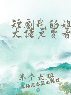 短剧我的姐姐是大佬免费看