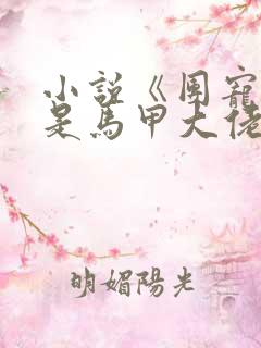 小说《团宠妹妹是马甲大佬》