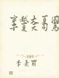 穿越大夏国九皇子夏天司马兰小说