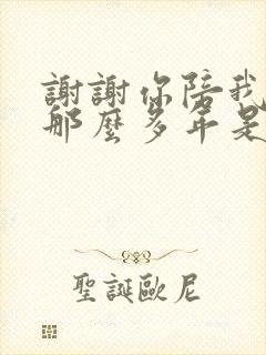 谢谢你陪我走过那么多年是什么歌