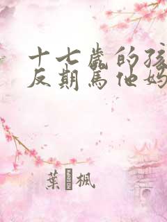 十七岁的孩子逆反期骂他妈妈怎么办