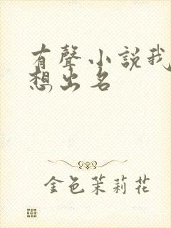 有声小说我真不想出名