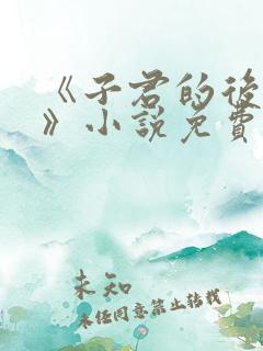 《子君的后半生》小说免费阅读