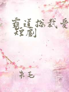 霸道总裁爱上我 短剧