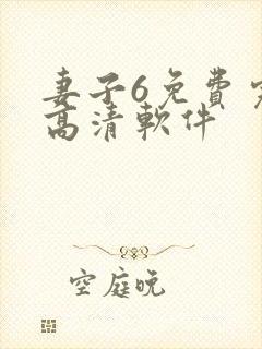 妻子6免费完整高清软件