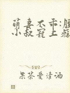 萌妻不乖:腹黑小叔宠上瘾皮一下