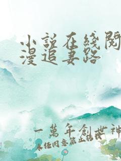 小说在线阅读漫漫追妻路