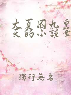 大夏国九皇子夏天的小说笔趣阁
