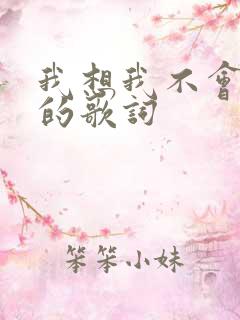 我想我不会爱你的歌词
