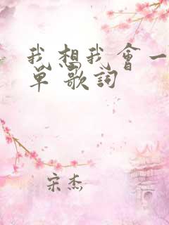 我想我会一直孤单 歌词