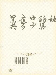 黑夜中的她短剧共多少集