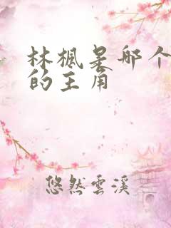 林枫是哪个小说的主角