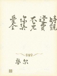 爱你不逢时短剧全集免费观看