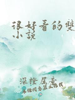 很好看的双男主小说