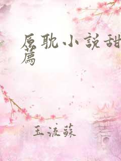 原耽小说甜文推荐