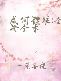 成何体统:全2册全本