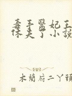 毒手医妃王爷被休夫了小说免费阅读