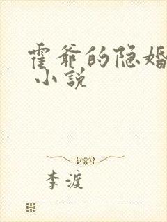 霍爷的隐婚罪妻 小说