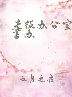 老板办公室与秘书办