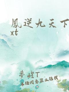 凤逆九天下载txt