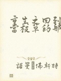 重生之回到我爸当校草的那年小说