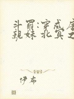 斗罗:穿成唐三亲妹 北冥之境