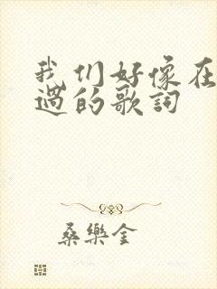 我们好像在哪见过的歌词