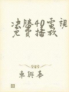 决胜40电视剧免费播放