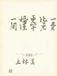 一婚更比一婚高周瑾宇免费阅读