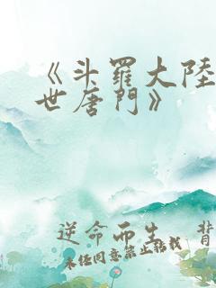 《斗罗大陆2绝世唐门》