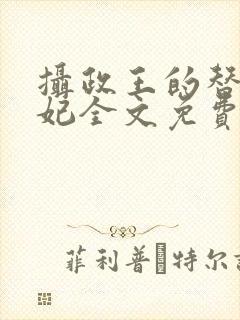 摄政王的替嫁王妃全文免费阅读