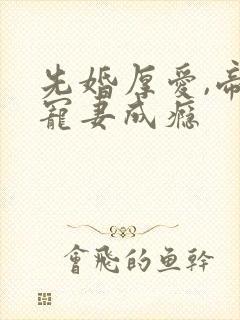 先婚厚爱,帝少宠妻成瘾