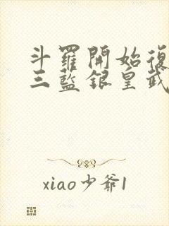 斗罗开始复制唐三蓝银皇武魂