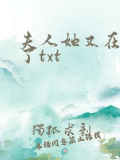 夫人她又在虐渣了txt