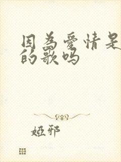 因为爱情是失恋的歌吗