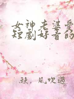 女神老婆爱上我短剧好看的