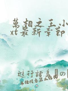 万相之王小说txt最新章节