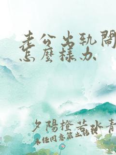 老公出轨闹离婚怎么样办