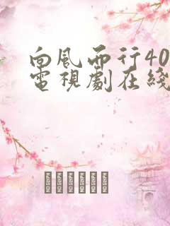 向风而行40集电视剧在线看