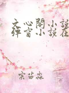 文心阁小说_无弹窗小说在线免费阅读