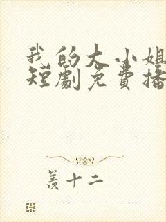 我的大小姐老婆短剧免费播放全集