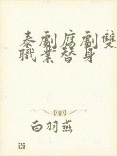 泰剧腐剧双男主职业替身