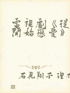 电视剧《从结婚开始恋爱》免费观看