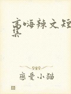 高嗨辣文短篇合集